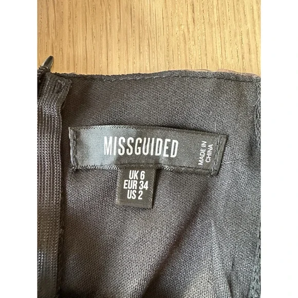 Missguided Women Leopard Puff Sleeve Lace Up Milkmaid Playsuit Size Us 2 2620 - Picture 7 of 8